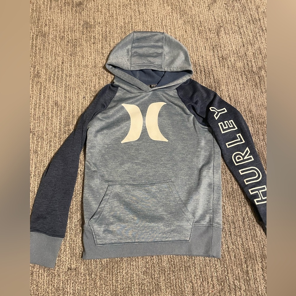 HURLEY boys small sports material hoodie
